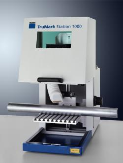 laser marking station