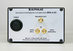 balanced photodetectors from ALPHALAS