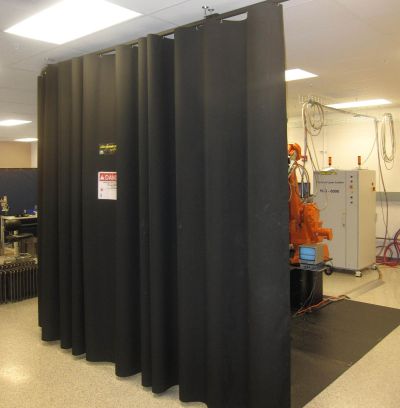 laser safety curtains from Kentek