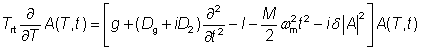 form of Haus Master equation